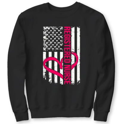 Registered Nurse Cotton Pullover Sweatshirt