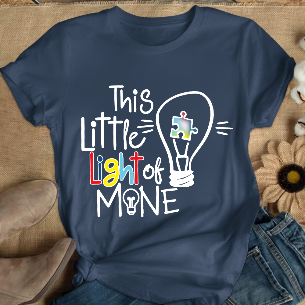This Little Light Of Mine Autism Cotton Nurse T-shirt