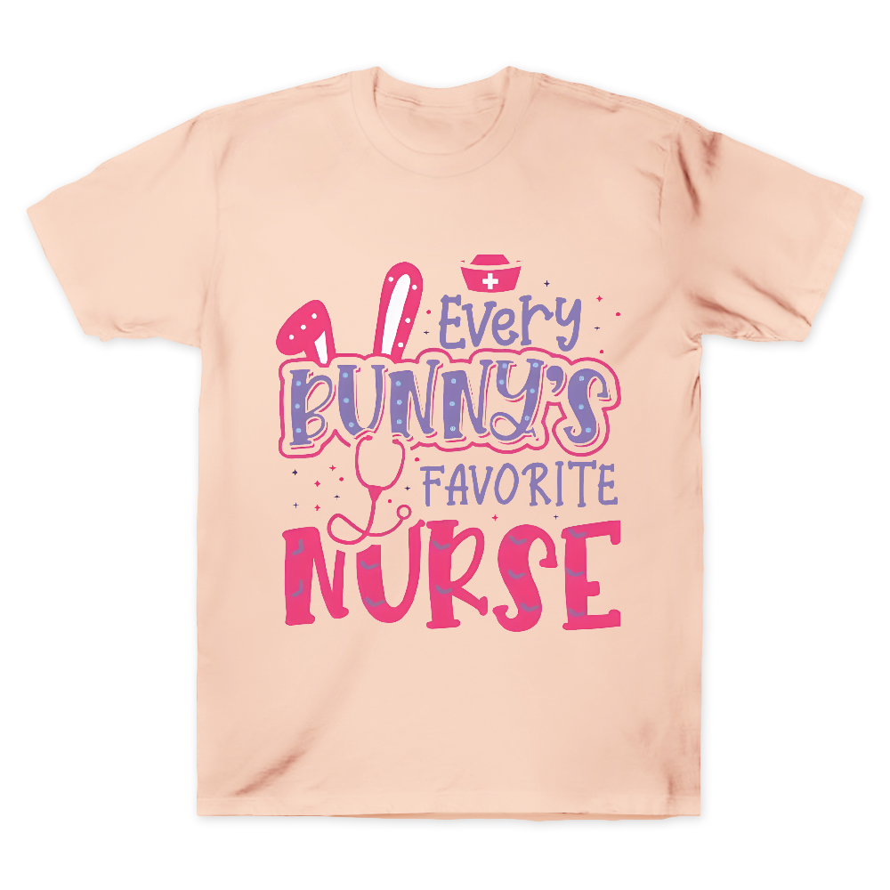 Every Bunny's Favorite Nurse Cotton Doctor T-shirt
