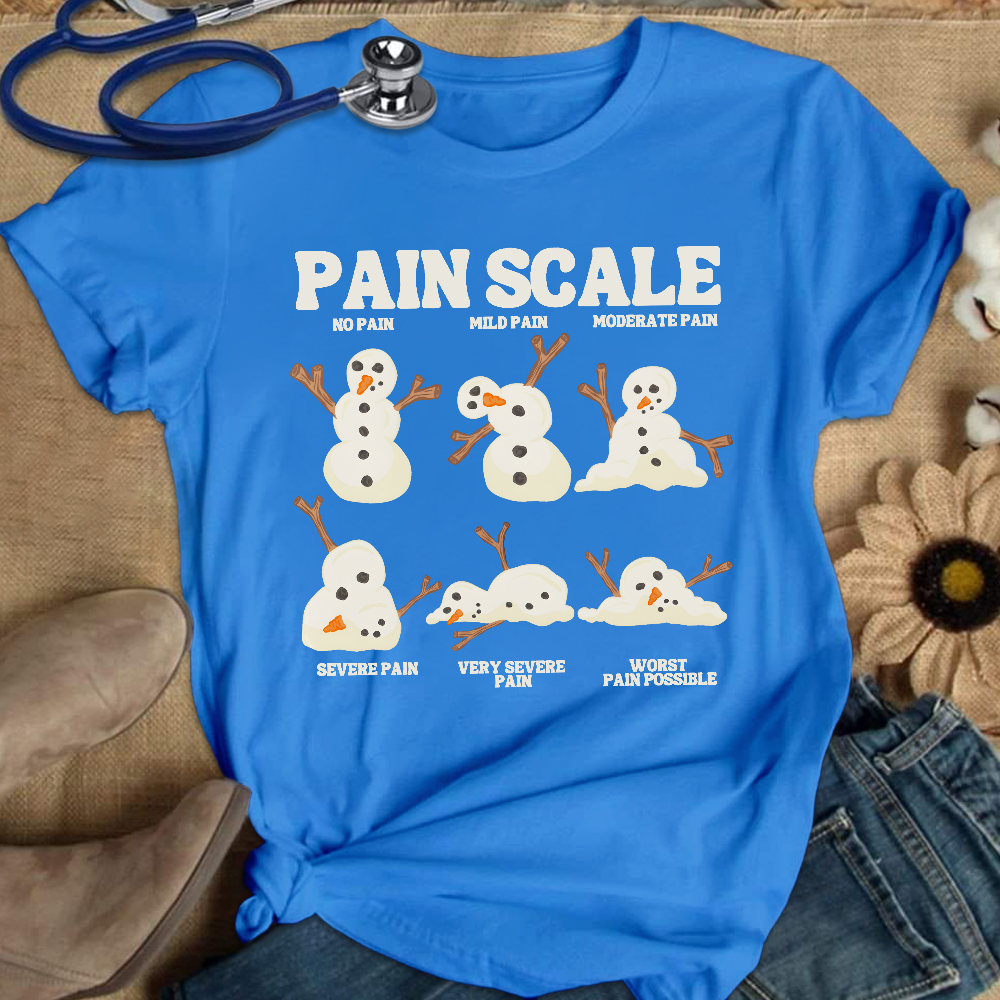 Healthcare Worker Pain Assessment Cotton Nurse T-shirt