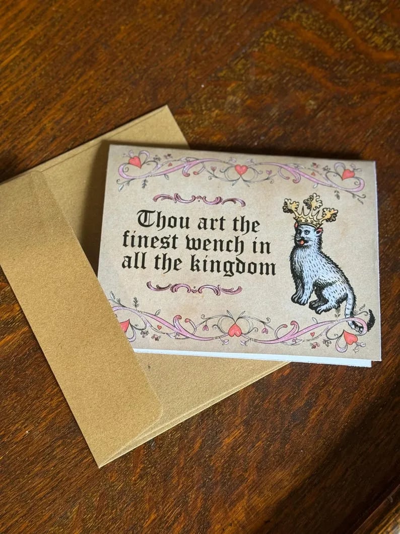 Medieval Valentine's Cards