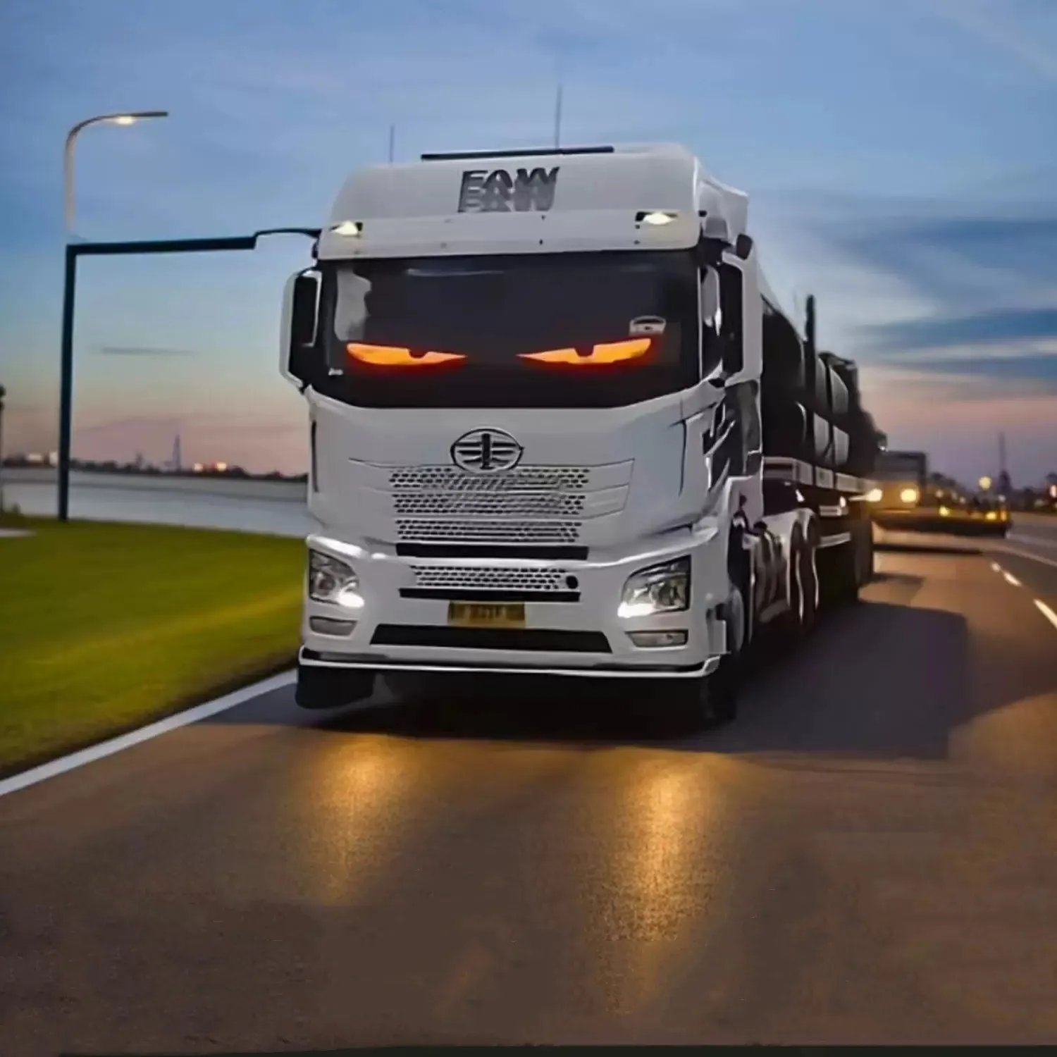 [Exclusive production]🔥Colorful Eye Lamp Soft Screen for Car Windows