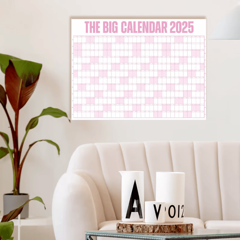 🎁Last Day Promotion 50% OFF🔥The Big Calendar 2025 | Dry Erase