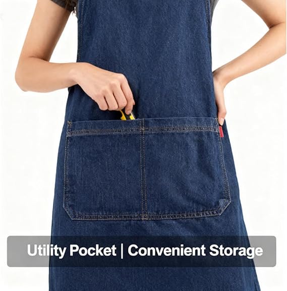 Adult Jour Apron - Front Pocket, Ideal for Everyday Use