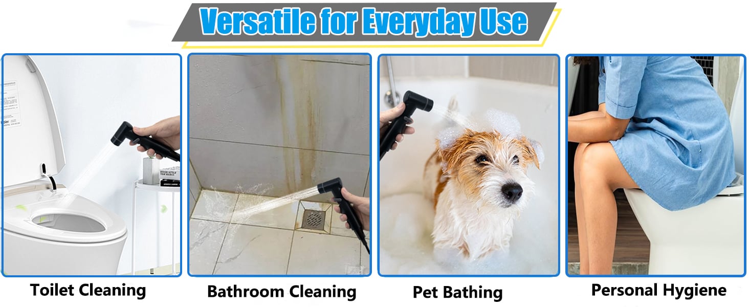 Mini Toilet Faucet Sprayer Kit