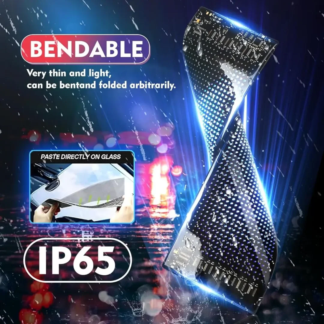 😈 Halloween Spooktacular Deal Alert! 🎃 Devil Eyes LED Sign: App - Controlled, Animated for Car/Truck Windshields