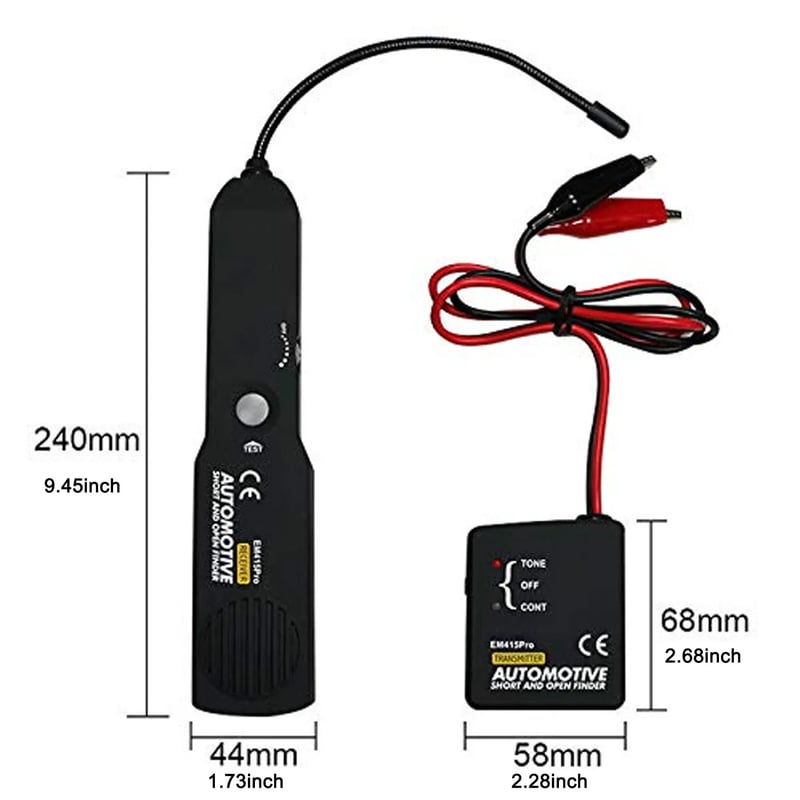 🔥Last Day Promotion 49% OFF🔥 - EM415PRO Automotive Short Cable Tracker & Open Wire Finder Universal