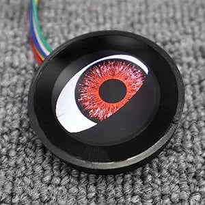 Synced Programmable Devil Eyes Lens with Remote