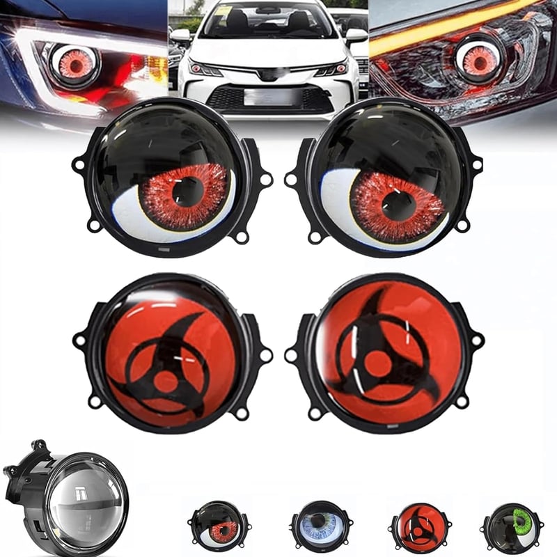 Synced Programmable Devil Eyes Lens with Remote