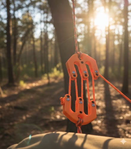 🏔️ Game & Gear Hoist — Block & Tackle System Ultralight