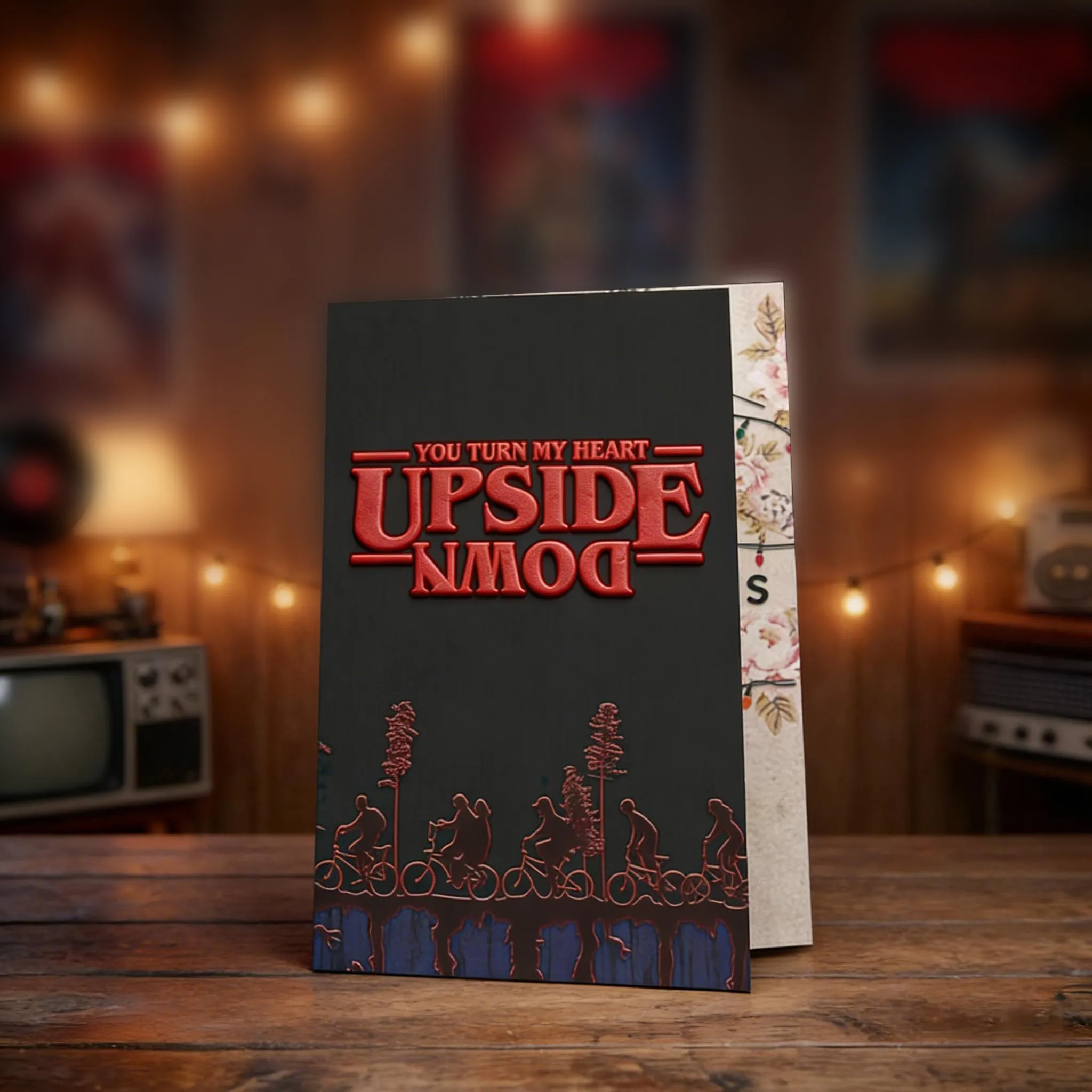 Upside Down Valentine’s Day Card