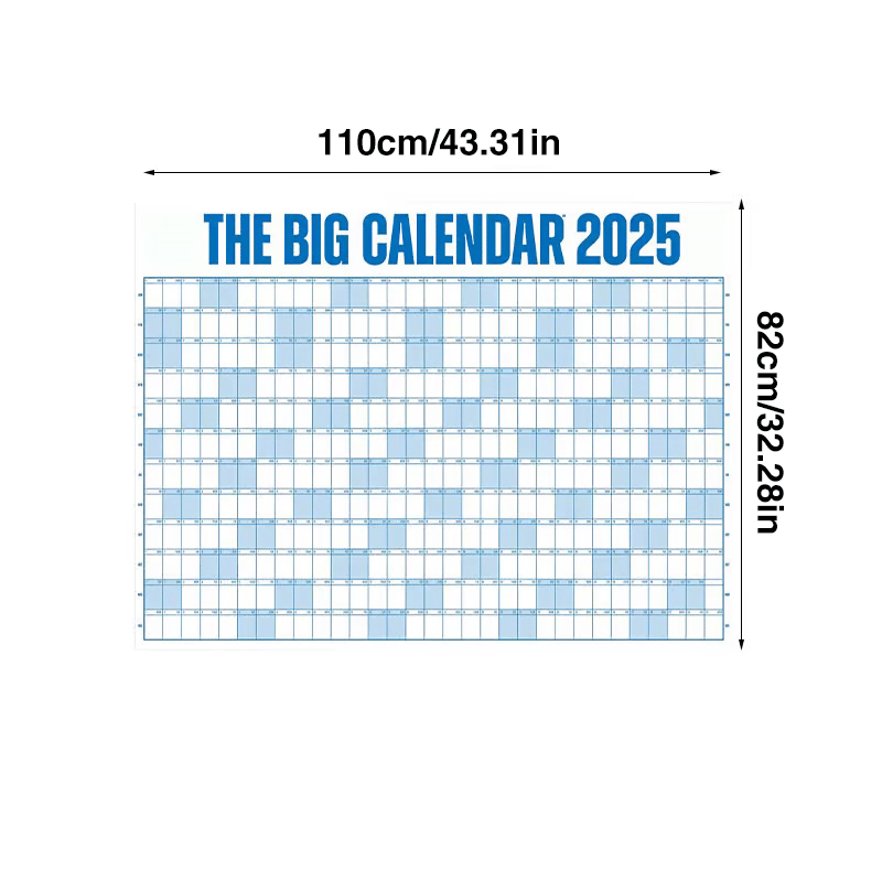 🎁Last Day Promotion 50% OFF🔥The Big Calendar 2025 | Dry Erase