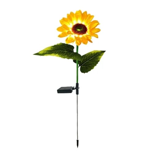 🌻 50% OFF NOW! ☀️ Waterproof Solar Sunflower Lights – Realistic Petals, IP65 Weatherproof & 8-12H Auto Glow ✨