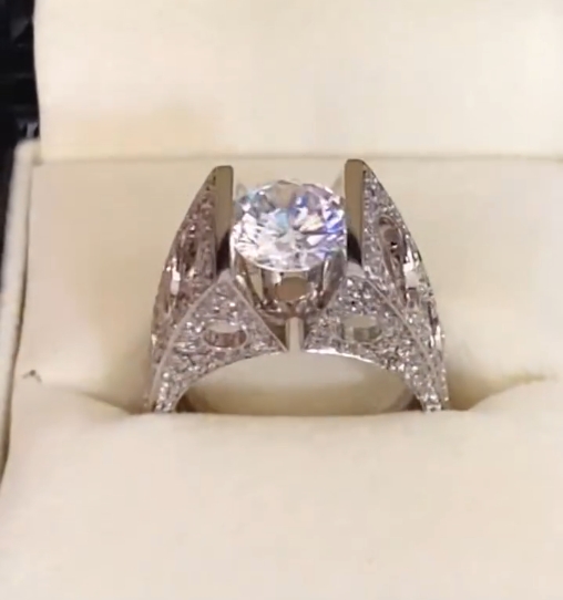 Silver Hollow Design One-of-a-kind Ring