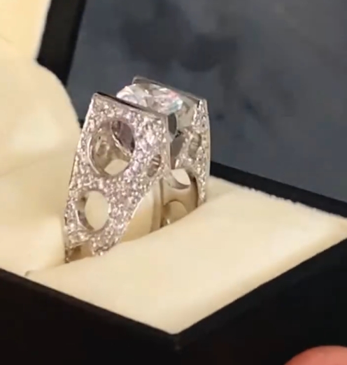 Silver Hollow Design One-of-a-kind Ring