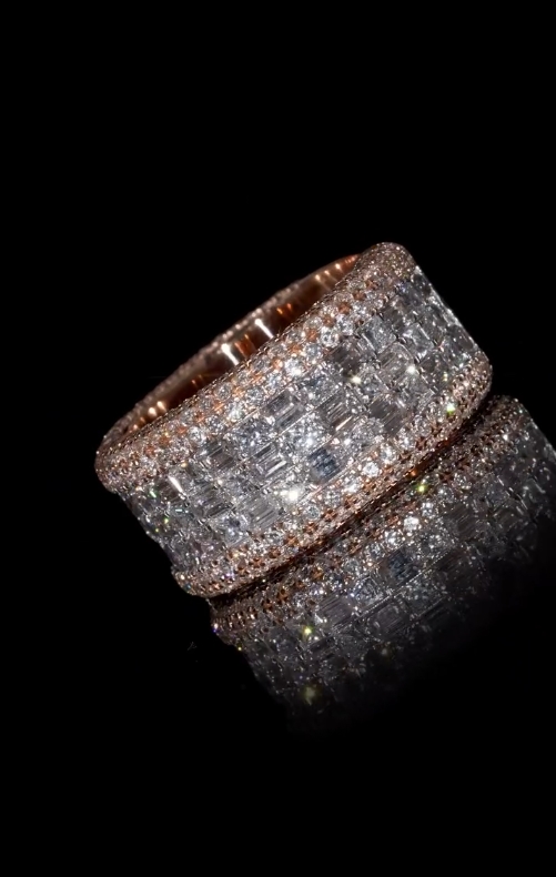 [Copy]3.20 Carat Baguette Cut Full Eternity Ring