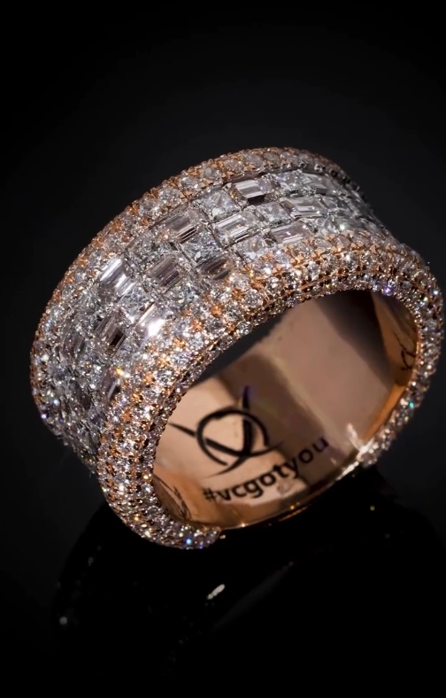 [Copy]3.20 Carat Baguette Cut Full Eternity Ring