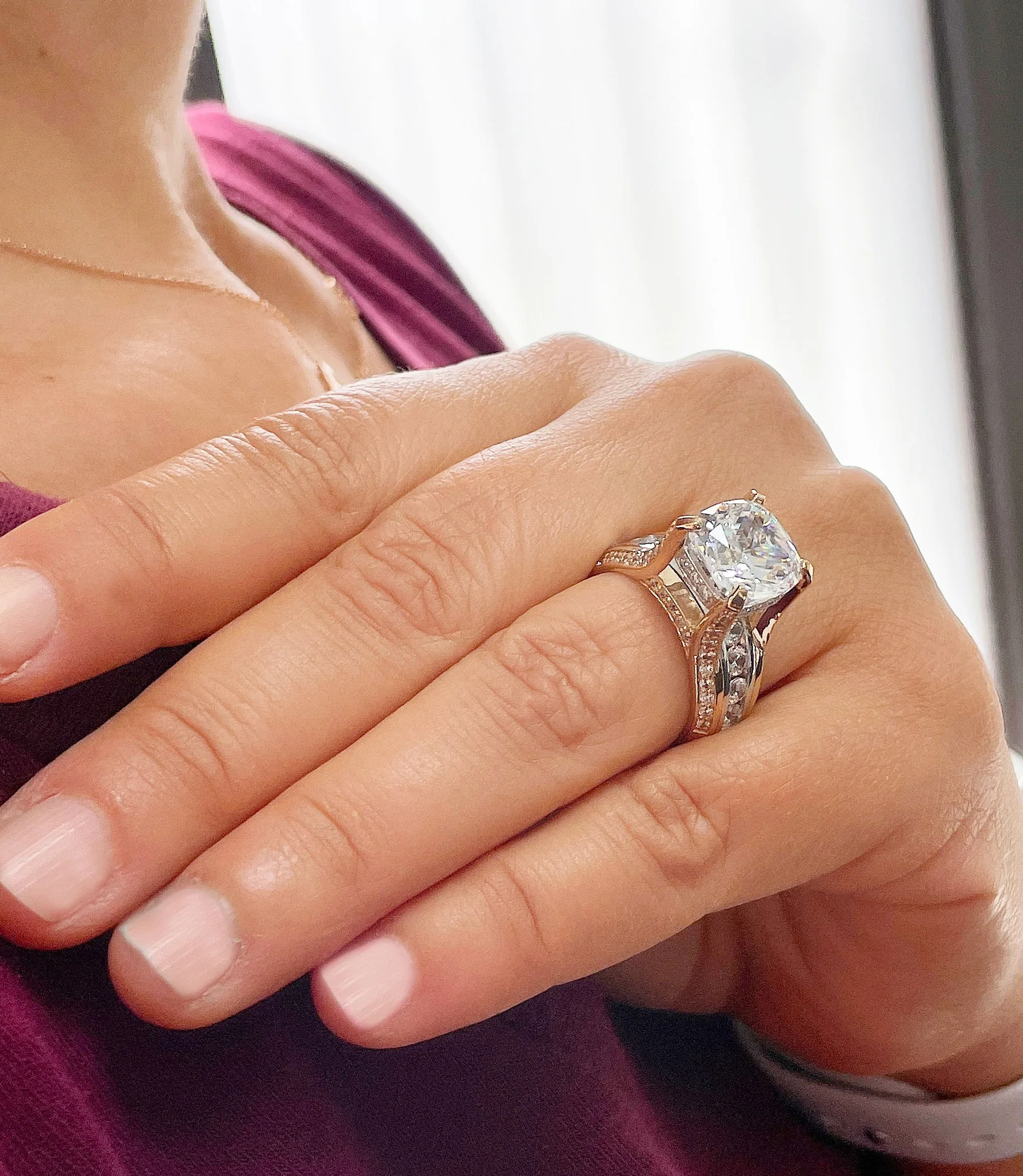 6.5 Carat Fashion Round Cut Engagement Ring