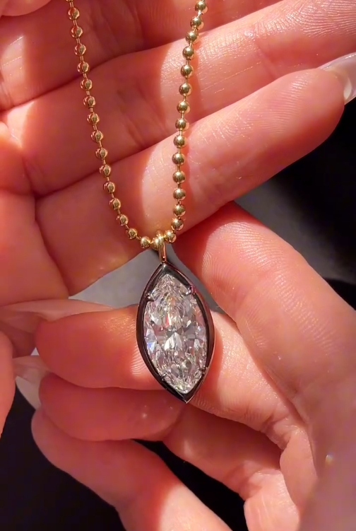 [Copy][Copy][Copy]Colorful four-leaf clover sparkling necklace