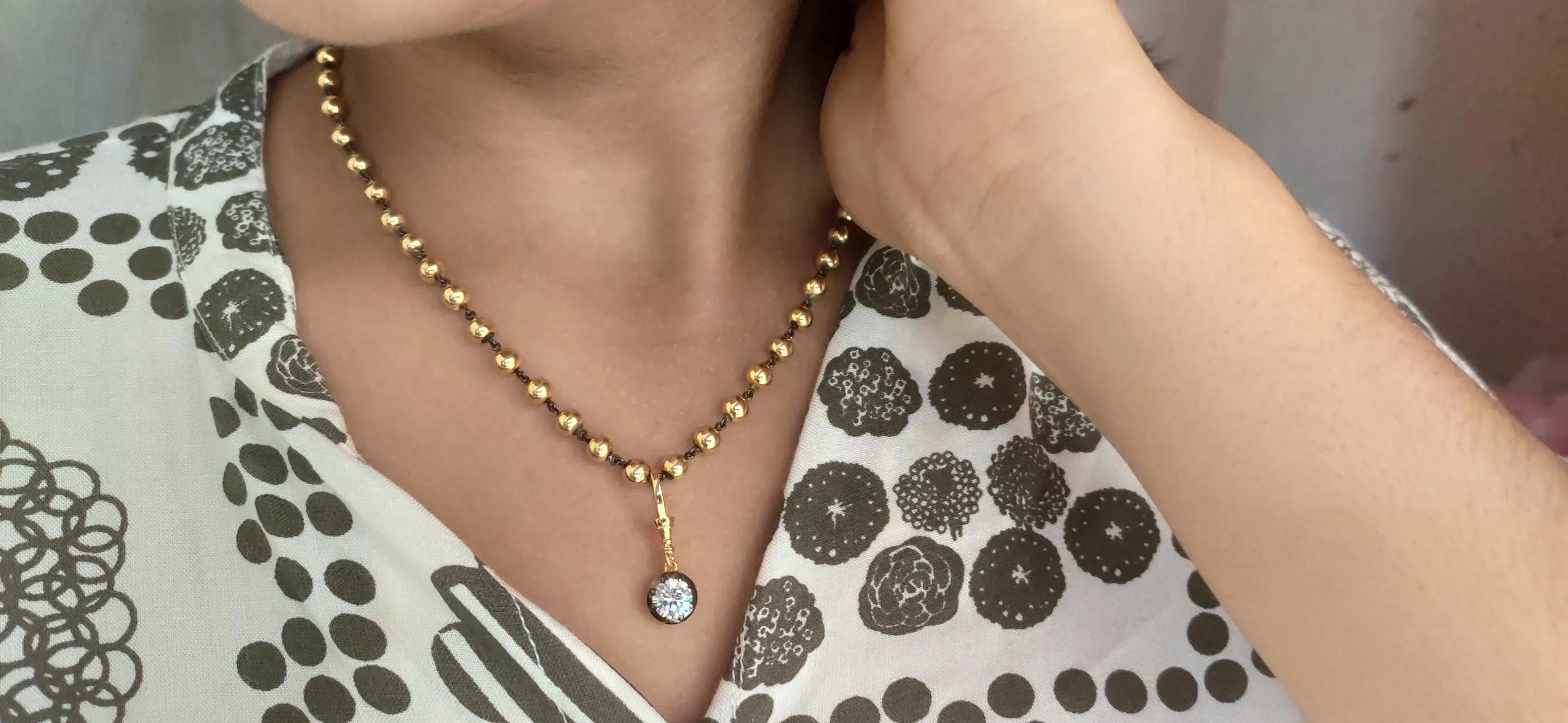 [Copy]Multi-cut Chain 18ct Cushion Cut Aquamarine Statement Necklace