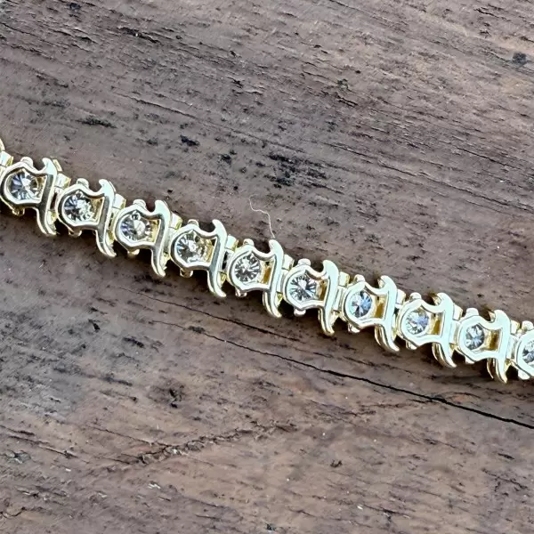 8ctw Round Cut White Sapphire Bracelet