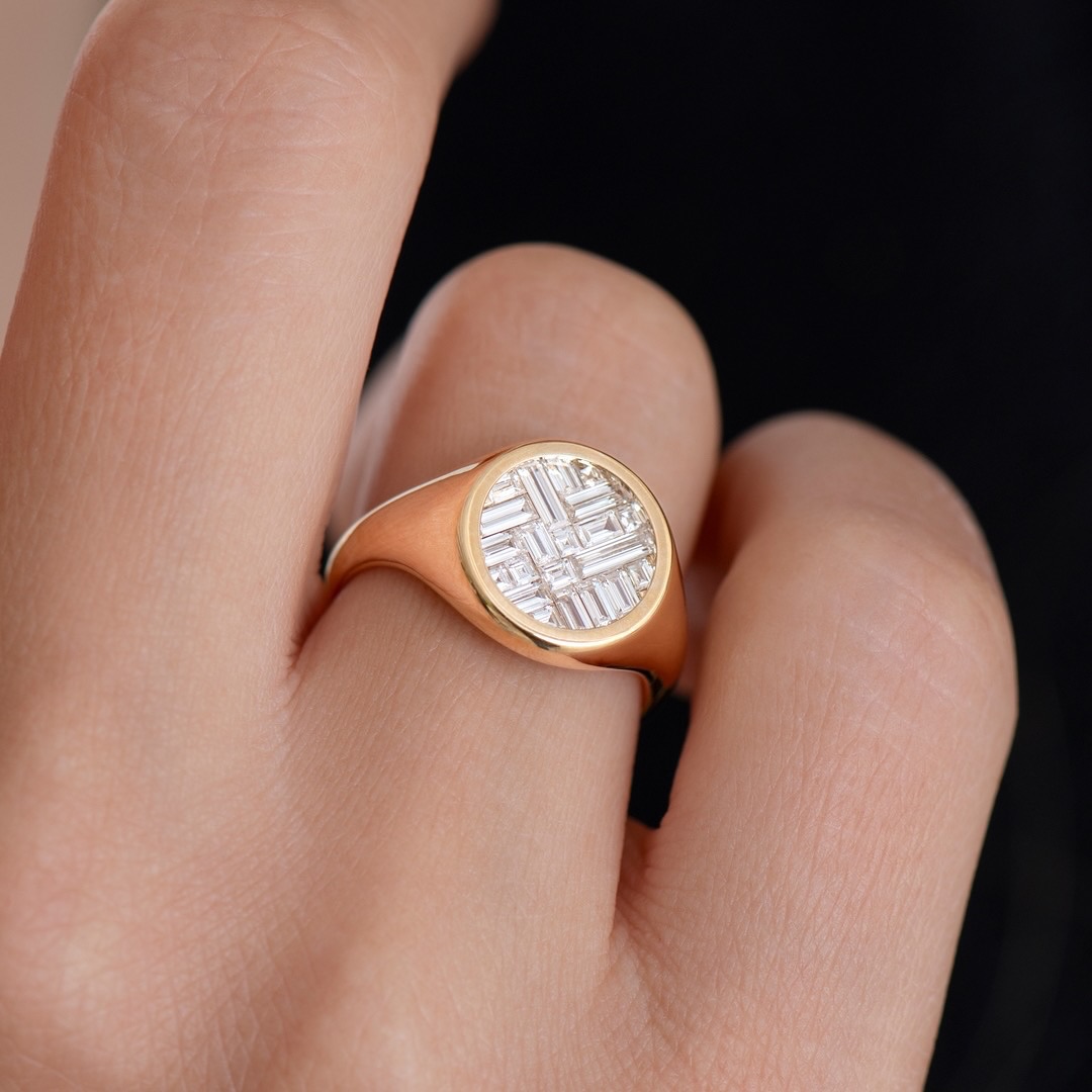 [Copy][Copy][Copy][Copy][Copy][Copy]5ct Princess Cut White Sapphire Yellow Gold Handmade Men's Ring