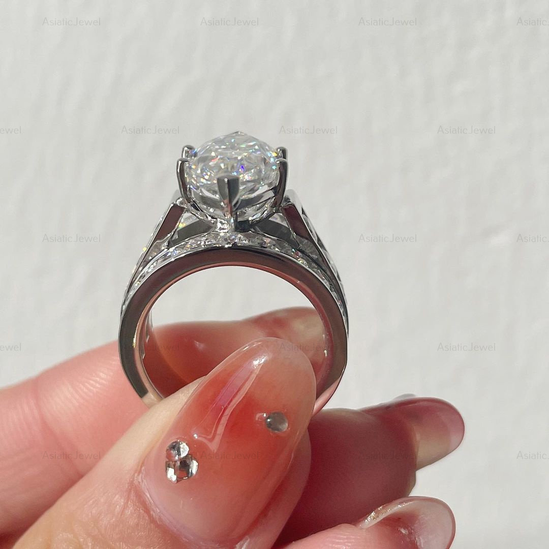 [Copy][Copy][Copy][Copy]Men's Solid 925 Sterling Silver Iced Hip Hop Baguette  Pinky Cross Ring