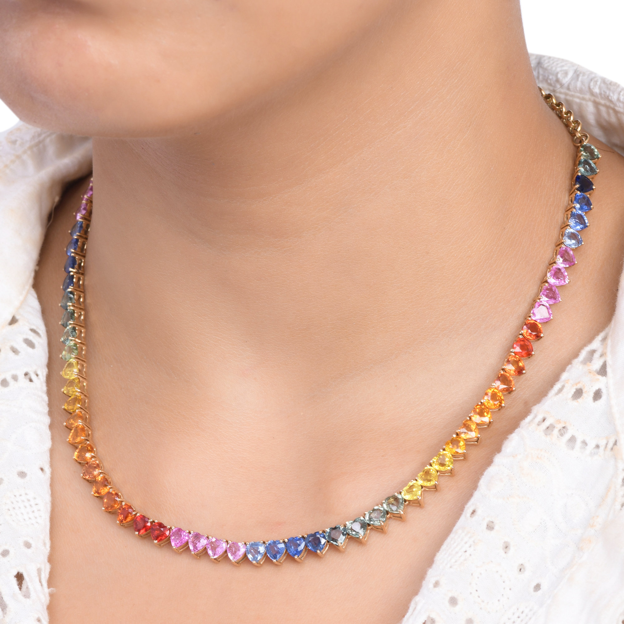 [Copy][Copy]Celestial Heart Diamond Halo Pendant Necklace