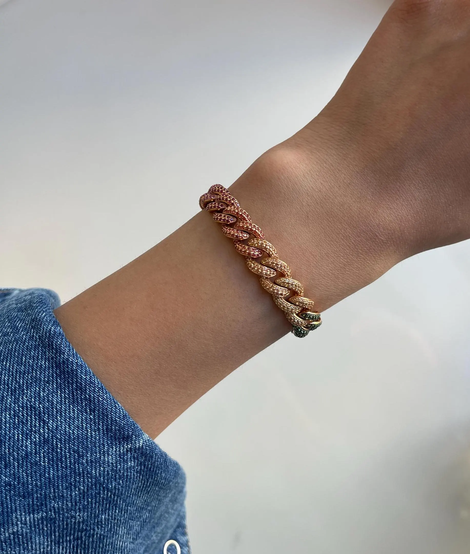 [Copy][Copy][Copy][Copy][Copy]Vintage 7.5ctw Round Cut White Sapphire Hinged Bracelet