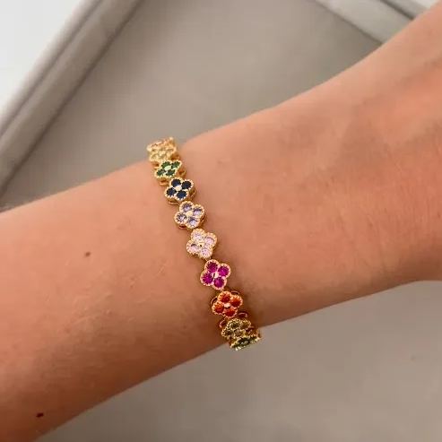 [Copy]Blissstash 7ctw Baguette Cut White Sapphire Bypass Bangle