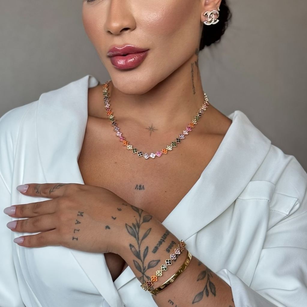 [Copy]Blissstash 7ctw Baguette Cut White Sapphire Bypass Bangle