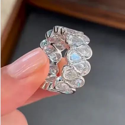 [Copy][Copy][Copy]White Diamond Wedding Ring