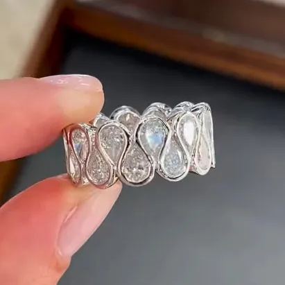 [Copy][Copy][Copy]White Diamond Wedding Ring