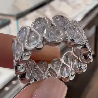 [Copy][Copy][Copy]White Diamond Wedding Ring