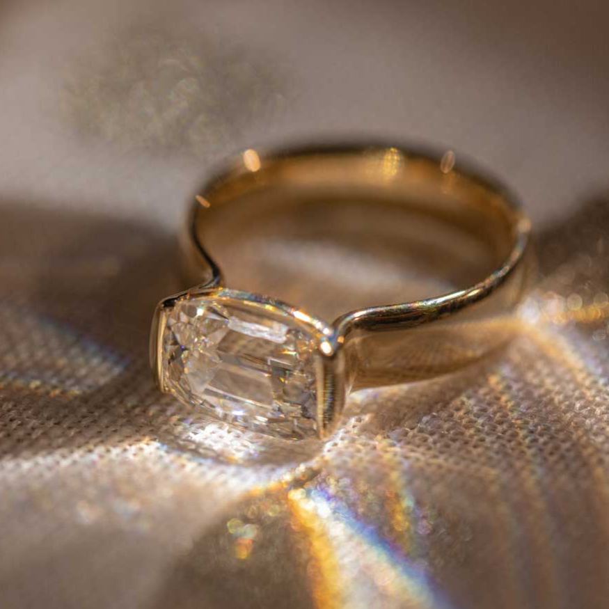 [Copy]3ctw Open Design Pave Wedding Ring