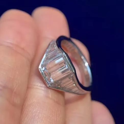 [Copy][Copy]Flush Set Multicolor Sapphire Starry Band Rainbow Ring