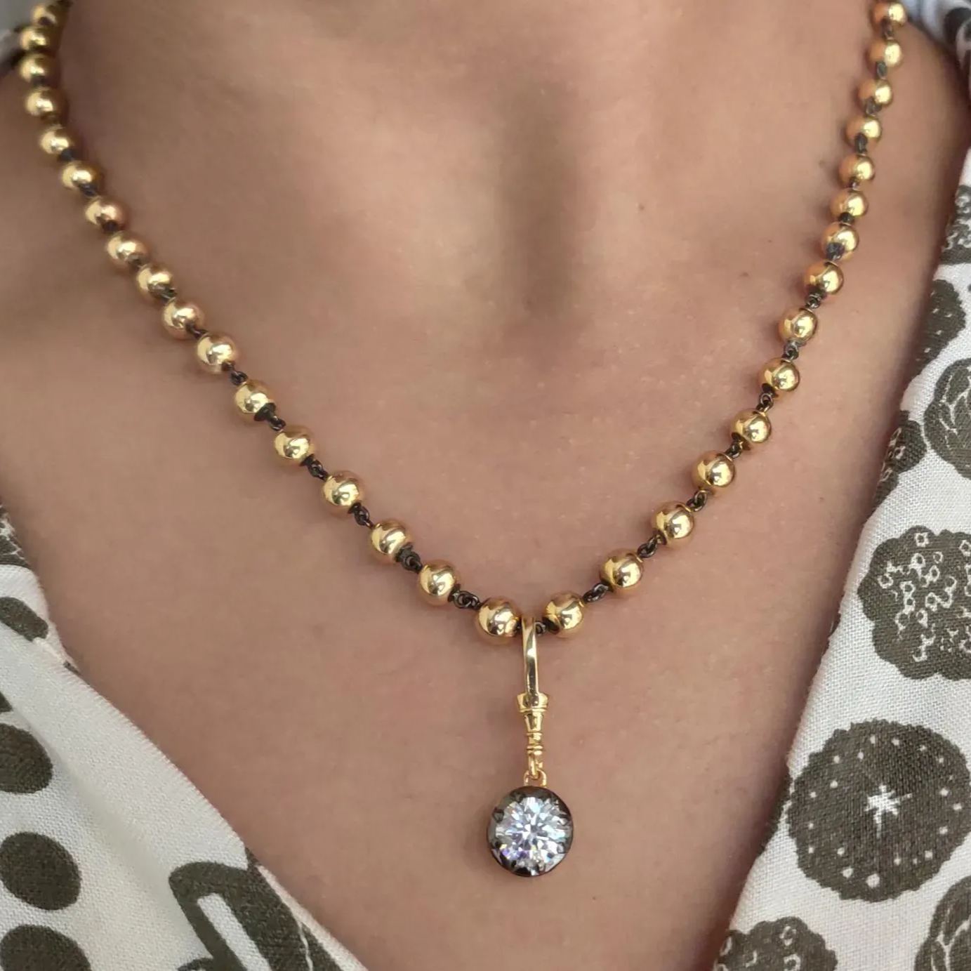 [Copy]Multi-cut Chain 18ct Cushion Cut Aquamarine Statement Necklace