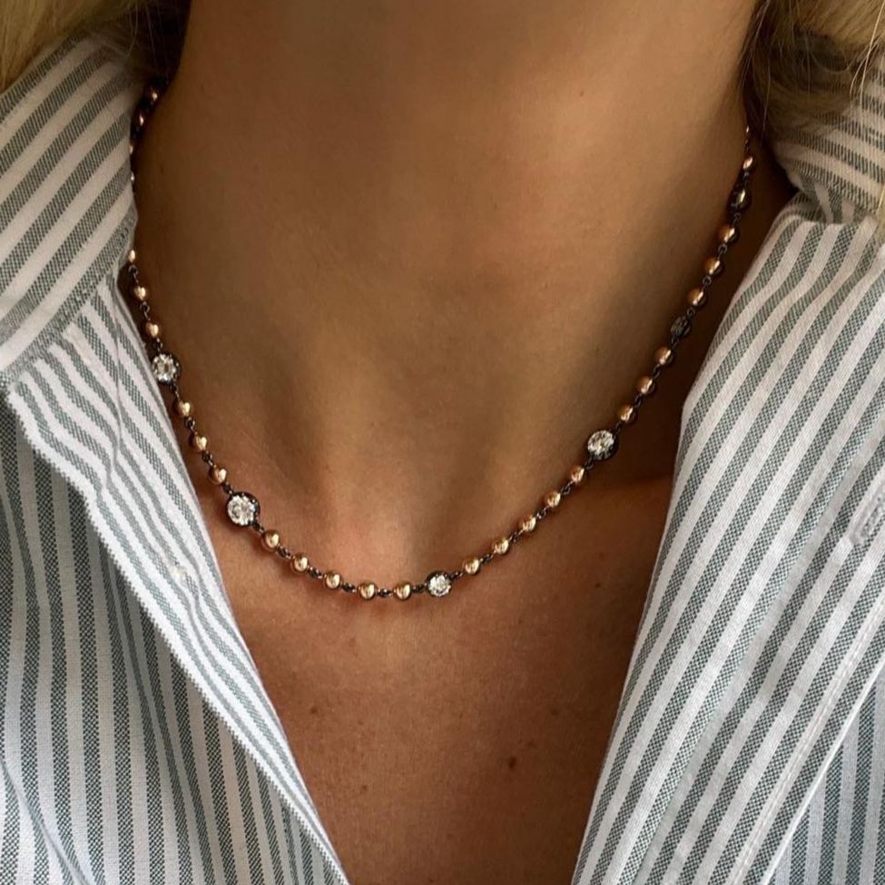 [Copy][Copy]Multi-cut Chain 18ct Cushion Cut Aquamarine Statement Necklace