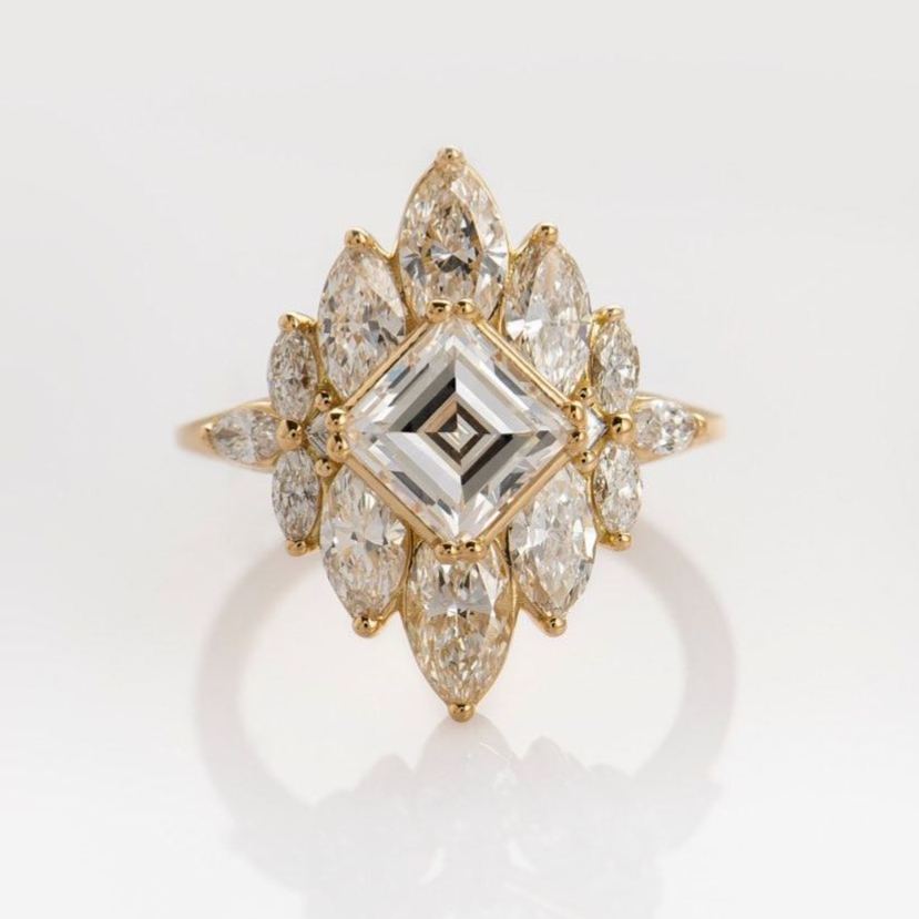 [Copy][Copy][Copy][Copy]"Tropical Cascade" Multigem Drop Earrings