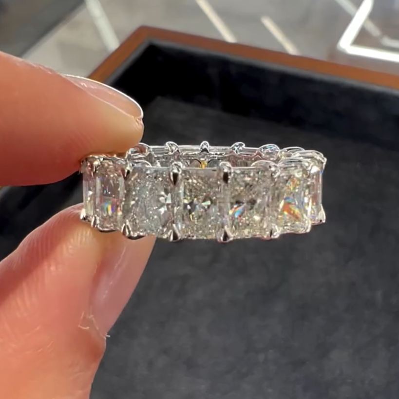 Future Radiance White Diamond Eternity Band