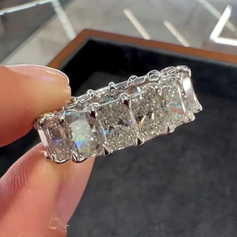 Future Radiance White Diamond Eternity Band