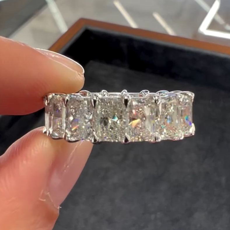 Future Radiance White Diamond Eternity Band