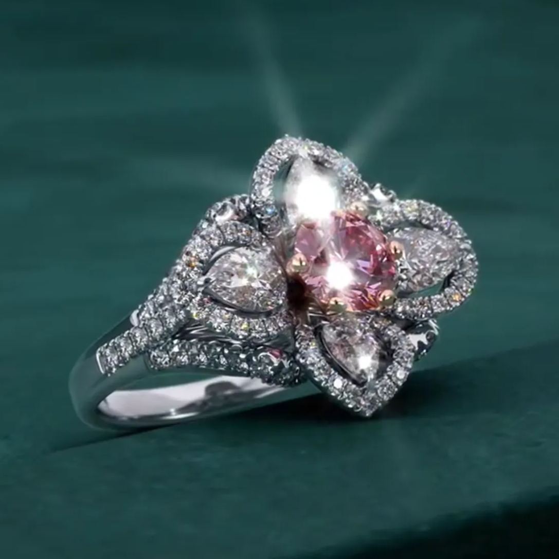 [Copy]Classic 3.5ct Princess Cut Amethyst Sapphire (Engagement) Halo Ring