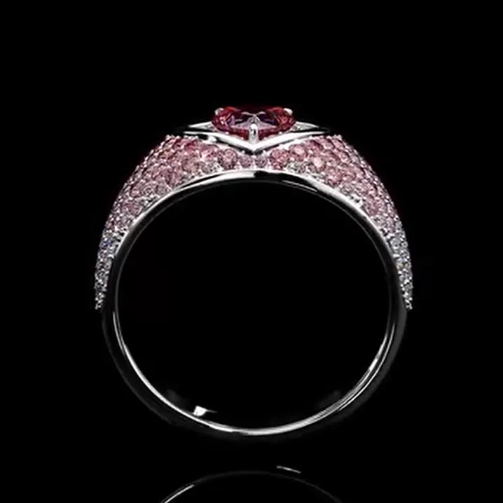 Vintage 3.5ct Round Cut Ruby  Ring