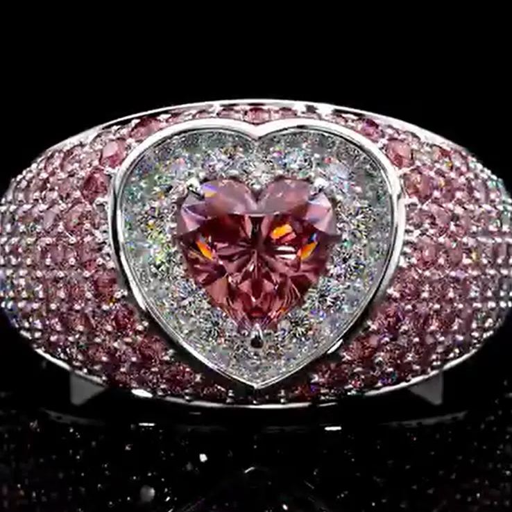 Vintage 3.5ct Round Cut Ruby  Ring