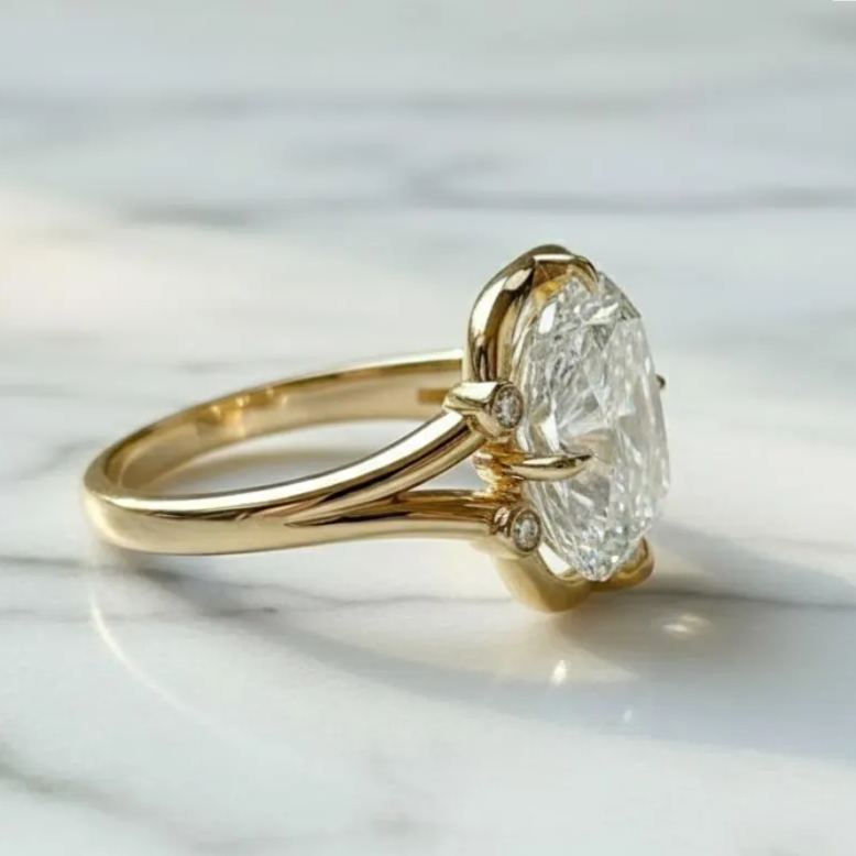 Classic 5.50ct Cushion Cut White Diamond (Engagement) Halo Ring