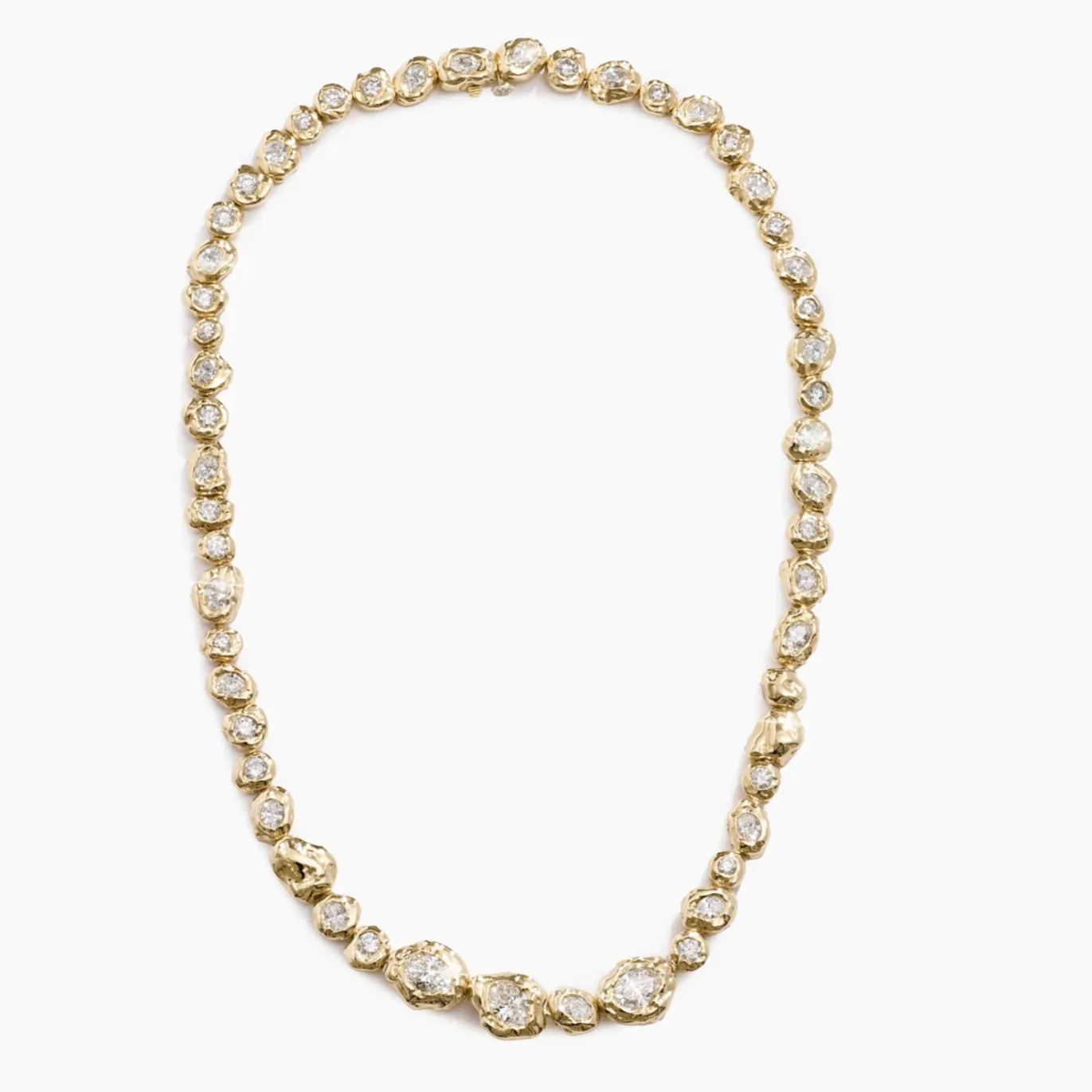 Fashion Boulder Diamond Necklace