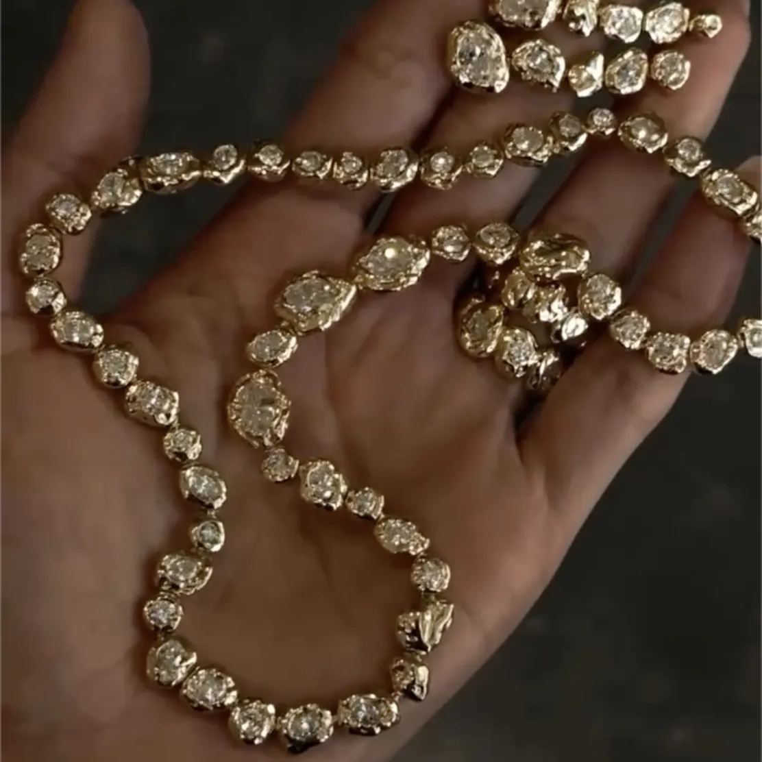 Fashion Boulder Diamond Necklace