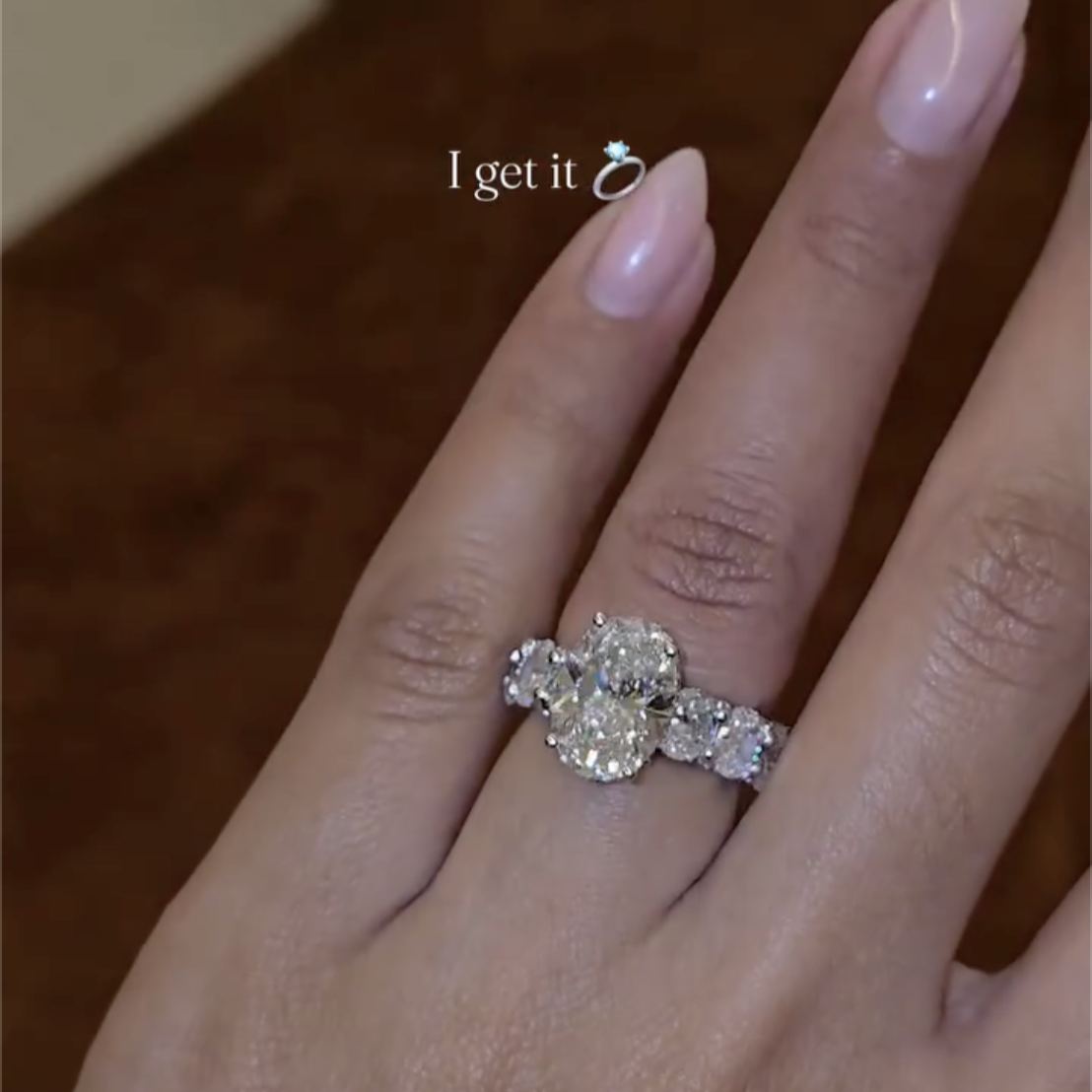 Vintage 3.5ct Round Cut White Sapphire Engagement Ring