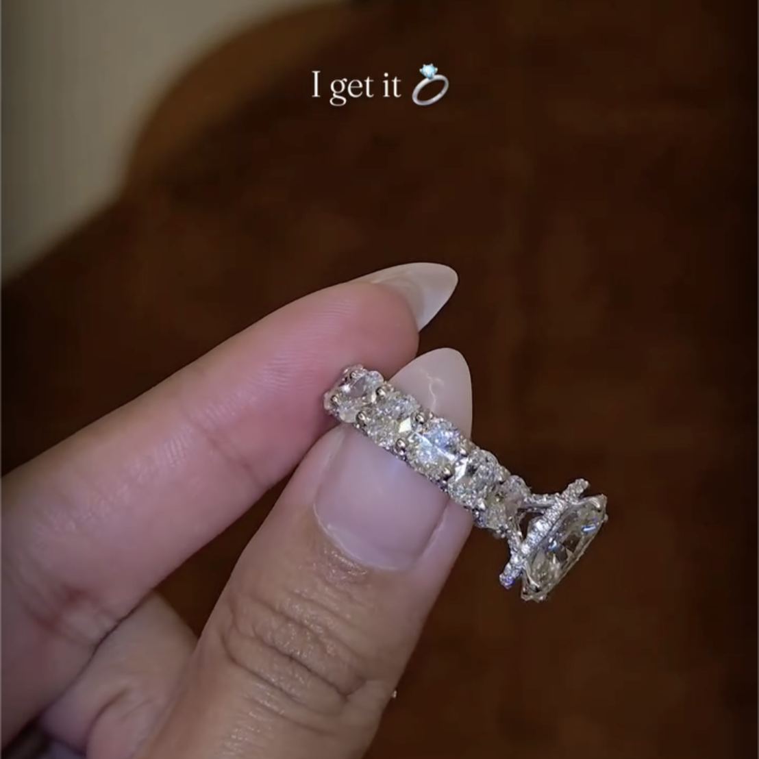 Vintage 3.5ct Round Cut White Sapphire Engagement Ring